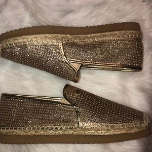 Gold Micheal Korea Flats